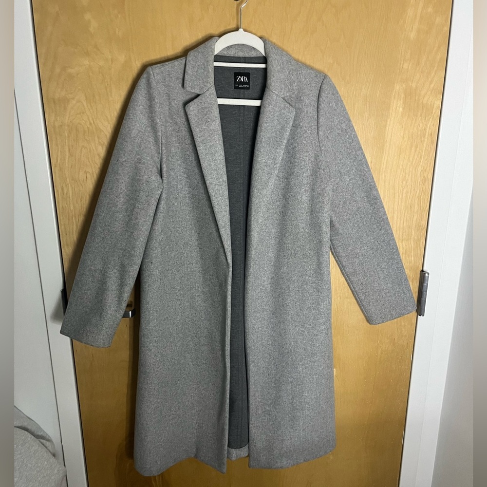 Zara Wool Trench Coat